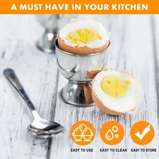 Stainless Steel Egg Cups Set