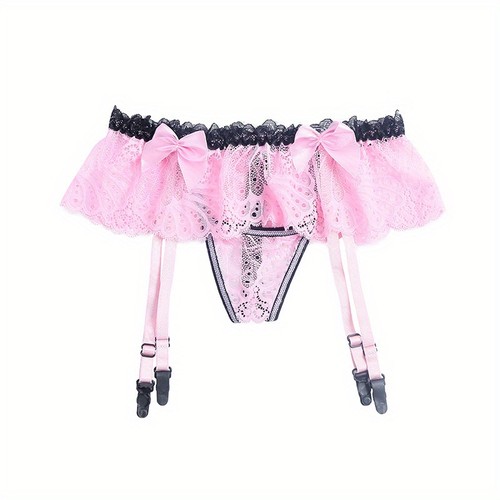 Lace garter belts with - lace,