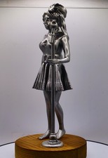 Amy Winehouse  Statue- Metalic