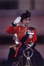 Queen Elizabeth II takes