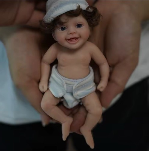 Silicone reborn baby doll - silicone, 6