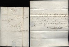 1815 BELFORD Postmarked letter