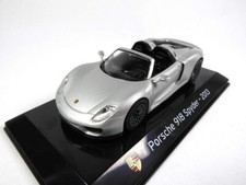 2013 Porsche 918 Spyder Metallic Silver 1/43 Diecast Model Car IXO Altaya