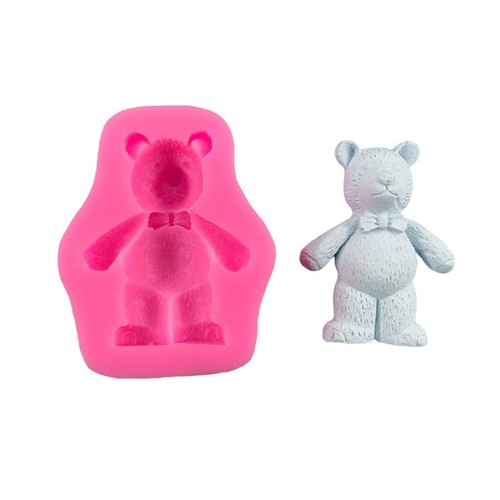 Standing teddybear silicone - teddybear,
