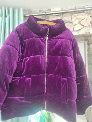 Beautiful purple velvet jacket - purple,