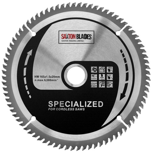 Saxton 165mm 80t tct - x,