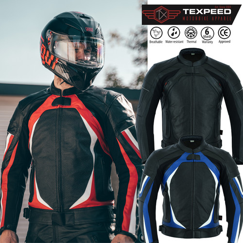 Leather motorbike jacket - motorbike,