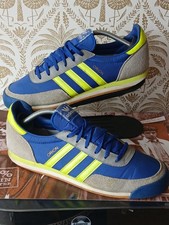 Adidas Men’s Orion Trainers Sneakers  UK Size 9.5 Blue & Yellow 80's Casuals 