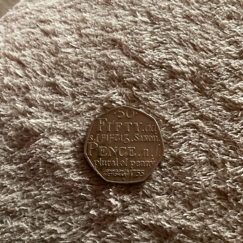 50p coin 2005 - 2005, johnsons