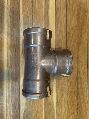 Viega copper propress tee - viega, 4”