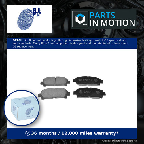 Brake pads set fits - fits, toyota