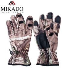 Mikado Camo Fishing Gloves