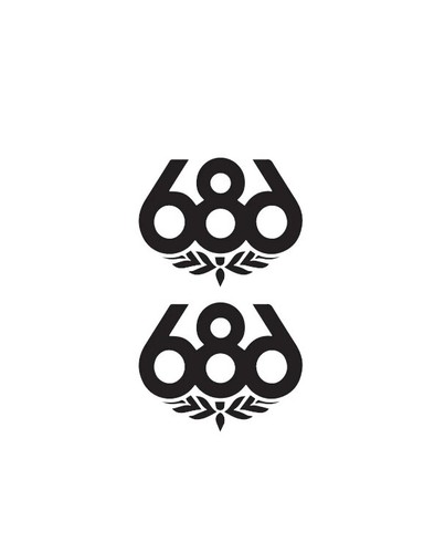686 snowboards vinyl sticker - 686,