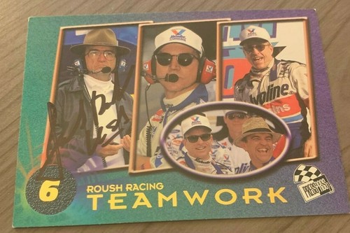 Jack roush autographed 1996 - jack,