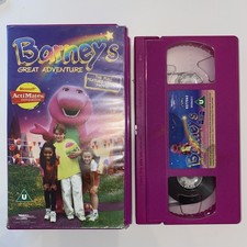 Barney’s Great Adventure The Full Feature Length Movie Vhs Video Purple Cassette