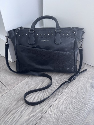 Desigual black embroidered - desigual,