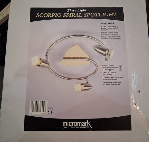 Gu10 scorpio spiral spotlight - scorpio,