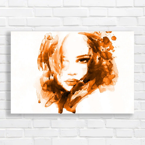 Handpainted abstract woman - handpainted,