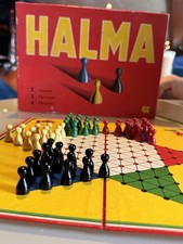 Vintage Halma Board Game Jumbo