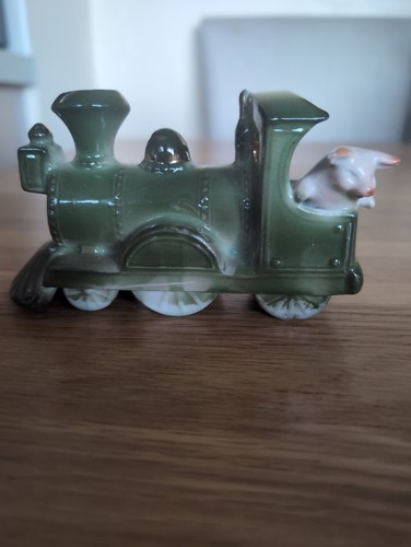 Antique porcelain pig a - porcelain,