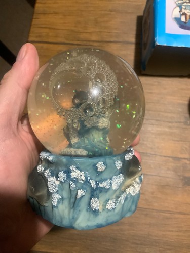 Vintage dolphin glitter globe - glitter,