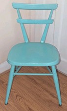 Vintage Ercol Child’s Chair Blue – Mid Century Kids Nursery Shabby Chic