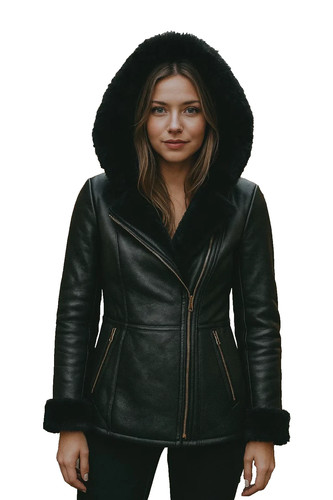 Women black genuine - black,