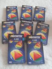 8 x VHS video tapes 180 used pre recorded