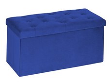 Velvet Ottoman Storage Bench