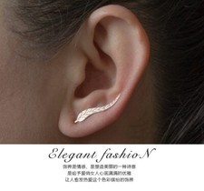 LOVELY GOLD SILVER EAR SWEEP
