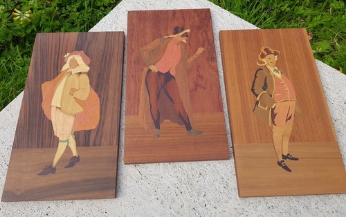 Marquetry set very fine - of,