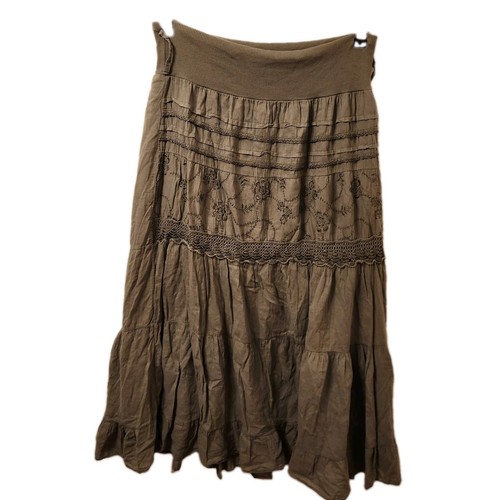 Maxi skirt size - 14, green