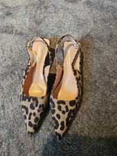Next leopard print slingback
