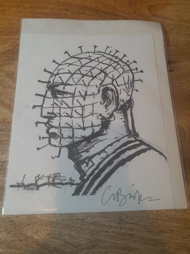 Hellraiser clive barker signed - hellraiser,