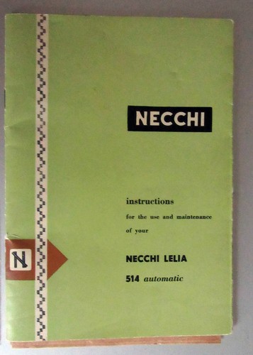 Necchi 514 lelia - necchi, sewing