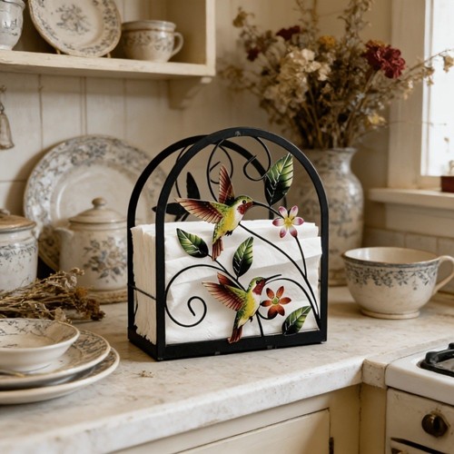 Acrylic napkin holder - napkin,