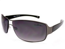 BLOC Billy Sunglasses Matte Gunmetal Black with Smoke Grey Gradient Lenses F190N