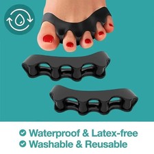 2pcs Silicone Toe Separator