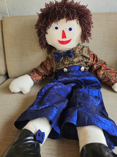 Large vintage rag doll - large,