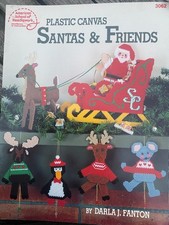 Plastic Canvas Santas &