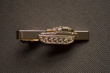 Scorpion cvrt, gold plated tie slide