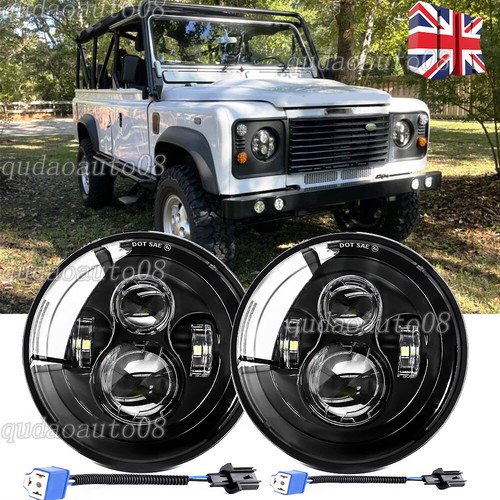 Led headlights pair - led,