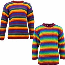 RAINBOW STRIPE HIPPIE JUMPER