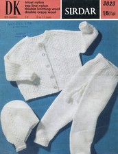 Sirdar 3023 Baby Aran Pram Set