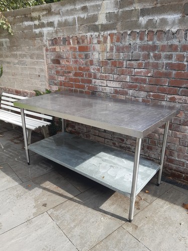 Stainless steel catering table - stainless,