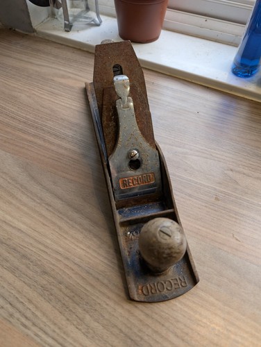 Record jack plane wood - 5,