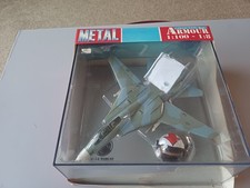 Armour Metal Diecast 1:100 Grumman F14 Tomcat Top Gun Pilot Helmet  Art7012 RARE