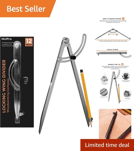 Lockable woodworking compass - lockable,