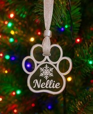 Personalised Christmas Dog Paw