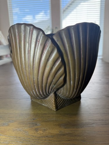 Mcm brass sea shell - mcm, planter